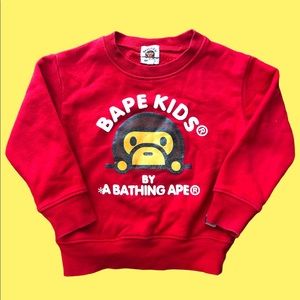 Bape by bape kids crewneck